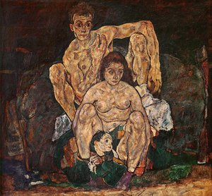 La Famille, 1918 - Egon Schiele